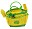 Beach set with  canvas case - Frog